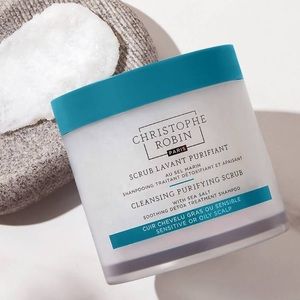 New Christophe Robin CLEANSING PURIFYING SCRUB WITH SEA SALT 8.4 oz